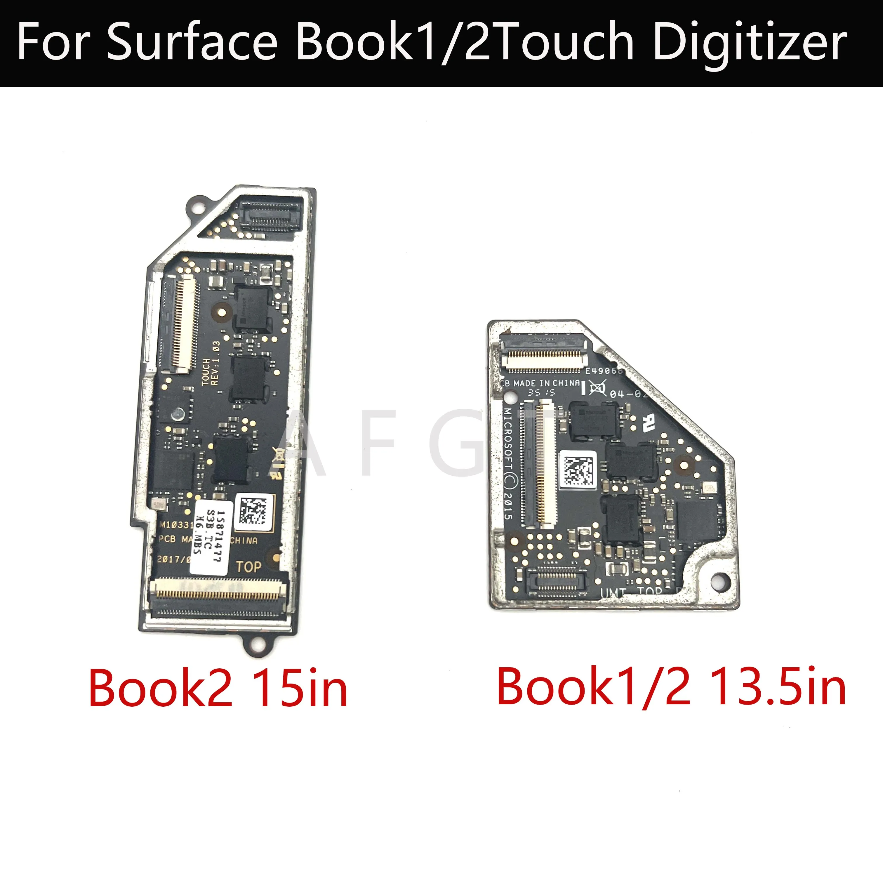 Original For Microsoft Surface Book1 2 Replacement Touch Digitizer Connector Controller Board 1703 1832 1793 13.5in 15in