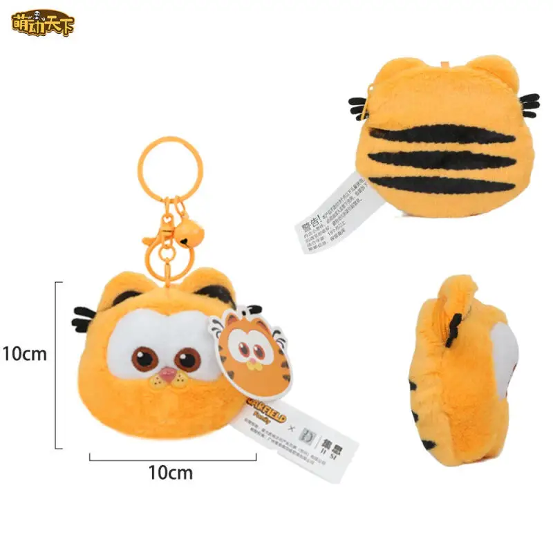 Garfield Niedlicher Ausdrucksanhänger, Cartoon-Plüschtier, Geldbörse, niedlicher Odie-Schlüsselanhänger, Anime-Plüsch-Geldbörse, Rucksack, Dekoration, Geschenke