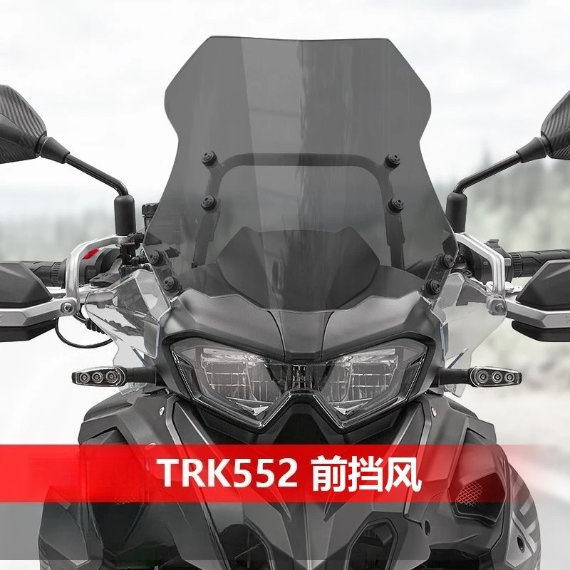 Suitable for Motorcycle TRK552 552X Windshield Modification with Heightened Transparent Windshield Accessories