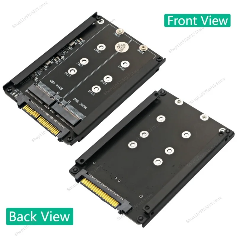 For M.2/SATA SSD to SFF-8639 with stand/NVME SSD to SFF-8639 adapter with cartridge stand