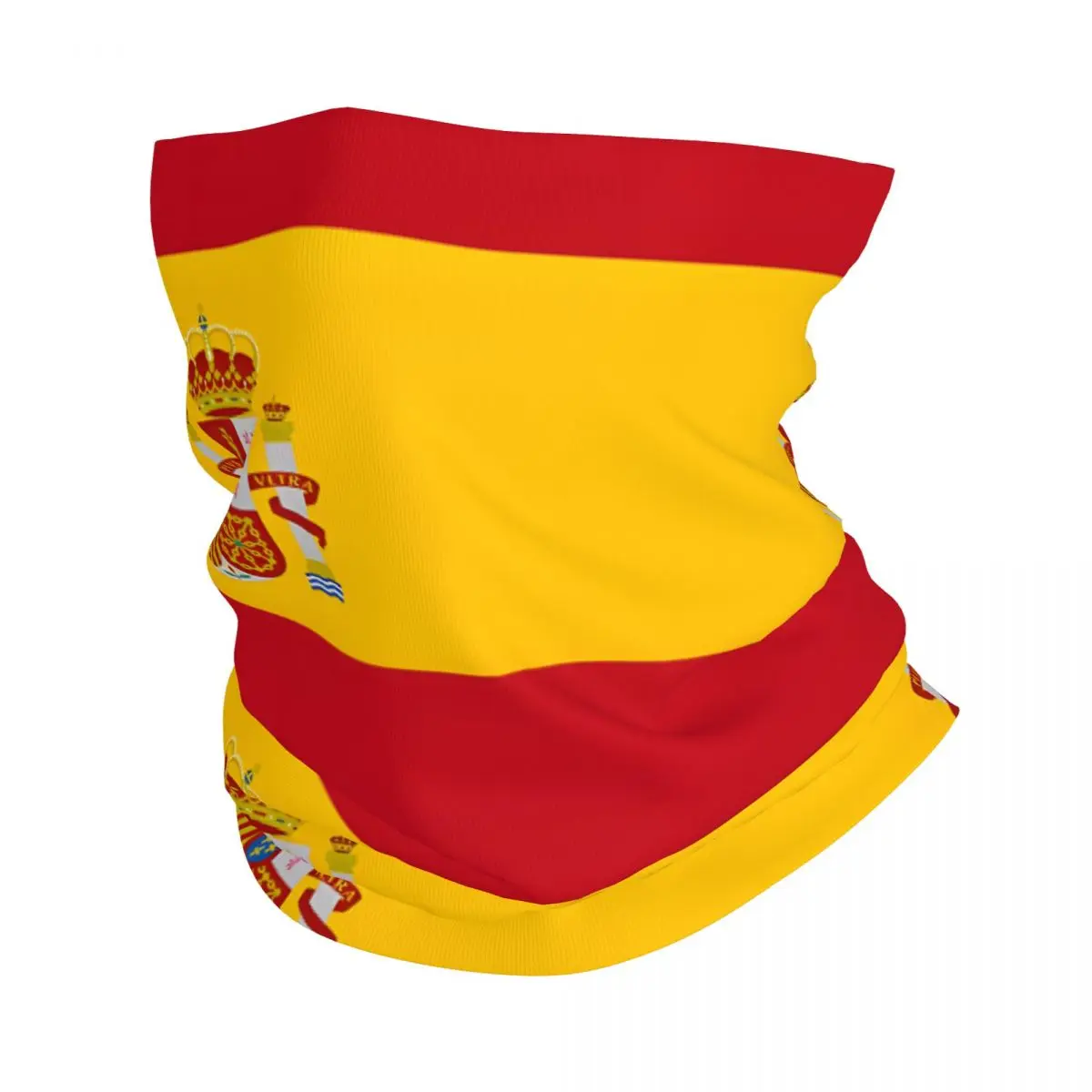 Flag Of Spain Headband Neck Cycling Tube Scarf Bandana Gaiter All Seasons Unisex