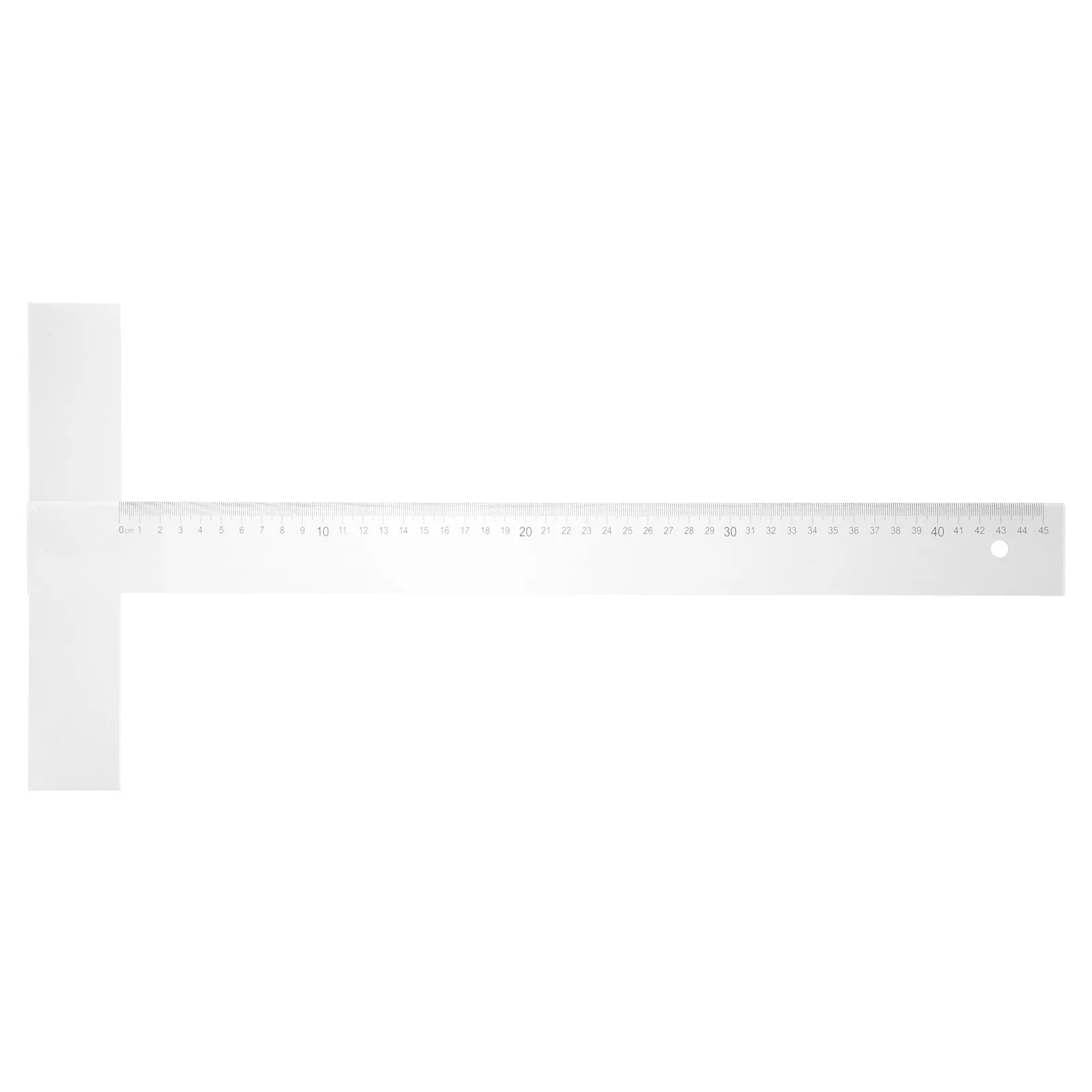 Ruler 18 Inch Portable High Hardness Measuring Tool for Drafting Woodworking Engineering Drawing Accurate