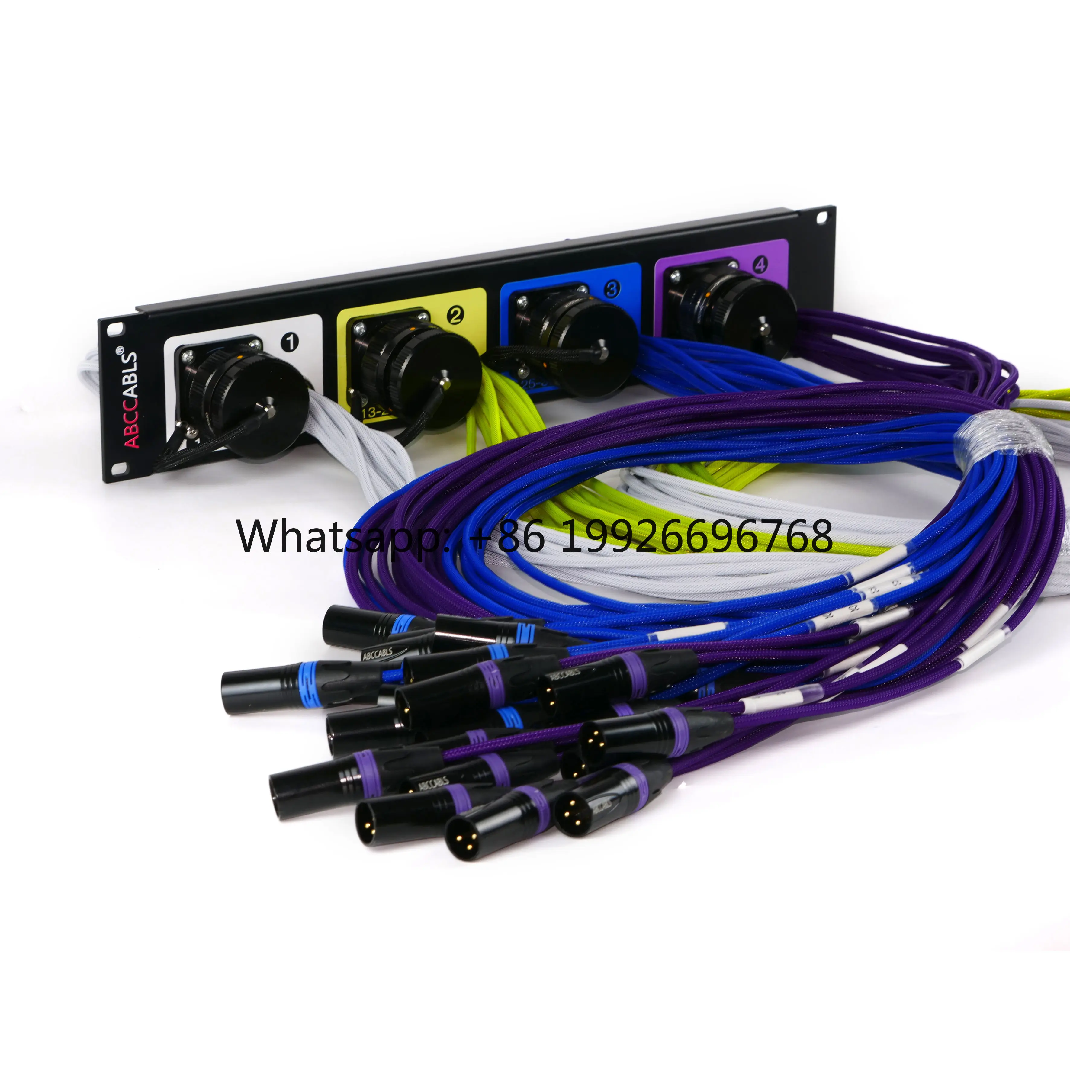 Audio Splitter 4*12 Channel Microphone Speaker Audio 37P 54P 85P 3-way Bidirectional ISO Panel Split Box