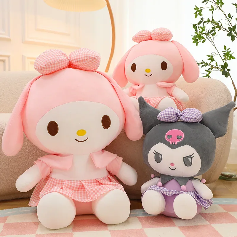 

Sanrio My Melody Plush Toys Anime Kawaii Hello Kitty Kt Cat Stuffed Plushie Dolls Sofa Bed Soft Pillow Xmas Gift For Kid Girl