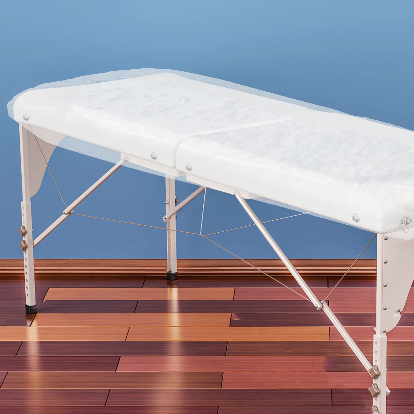 

10 шт. одноразовые простыни для массажного стола, роскошное качество, мягкий нетканый материал, простой белый дизайн, декор для спа-салона