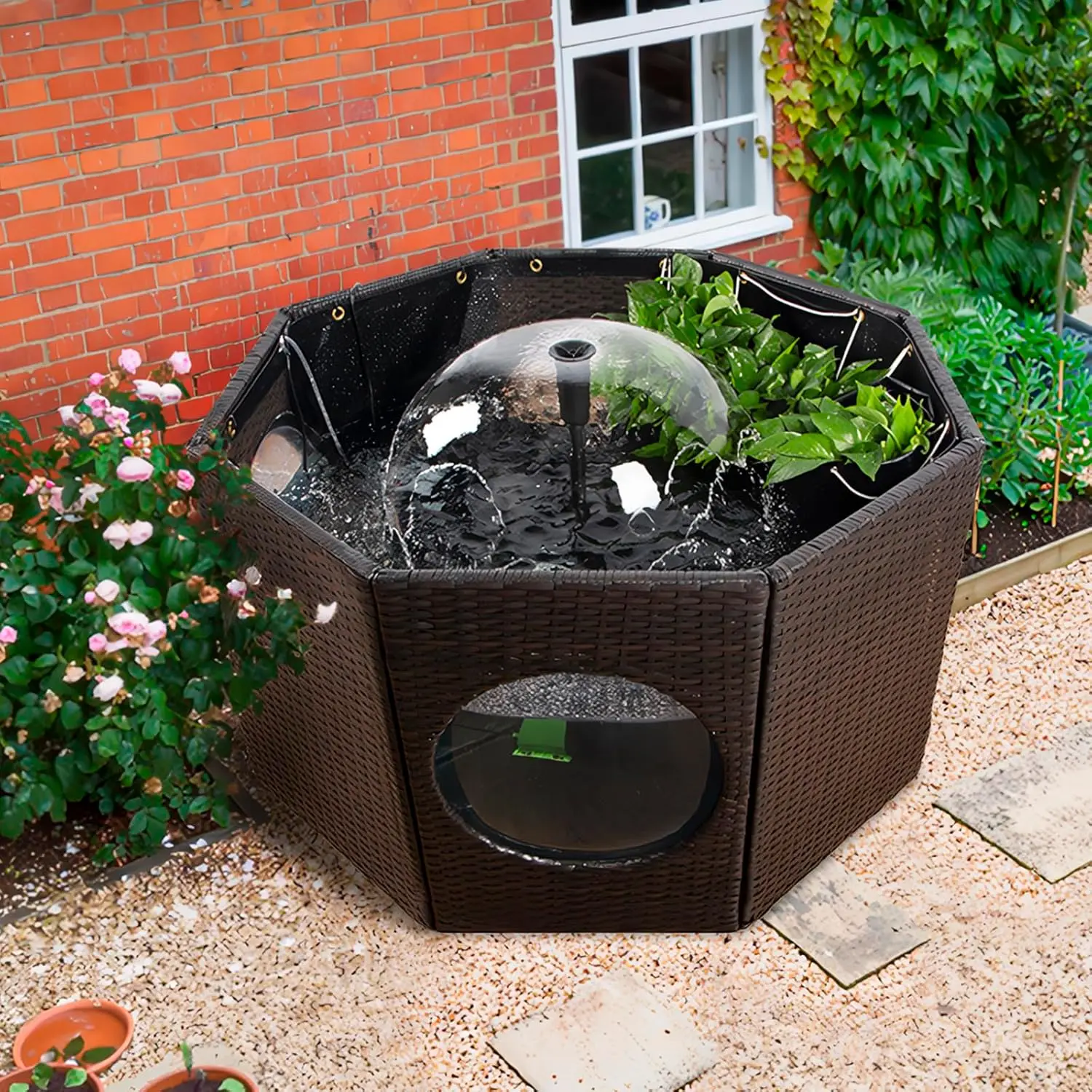 

Large Outdoor Fish Tank With Glass Window Rearing Live Waterbox Aquarium Pond Box Home All Thing'S Large Complete Pool Fish Tank