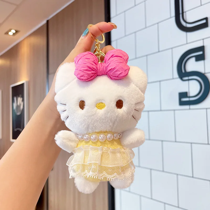 헬로 키티 가방 펜던트 키 펜던트 휴대폰 체인 카메라 펜던트 귀여운 장식 선물 산리오 만화 애니메이션 펜던트