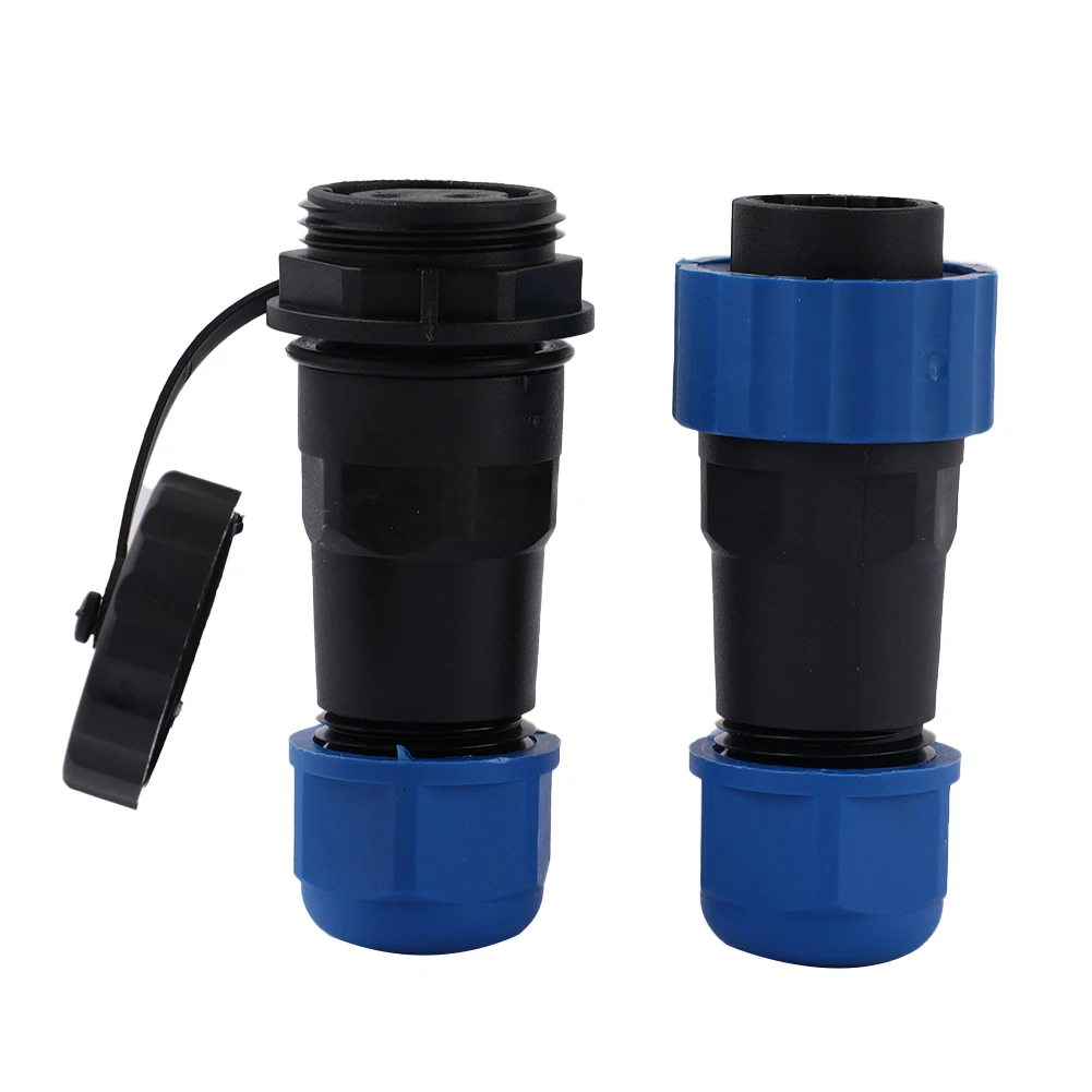 SP20 Male and Female Connector IP68 Waterproof Aviation Plug and Socket Inline with Thermoplastic PA66 for Data and Power Cables