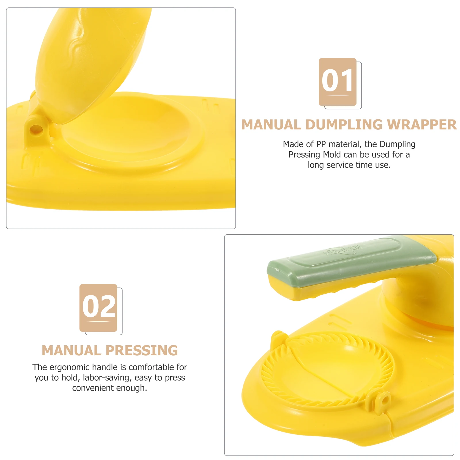 

Dumpling Wrapper Maker Mold Making Manual Kitchen Presser Household Pastry Dough