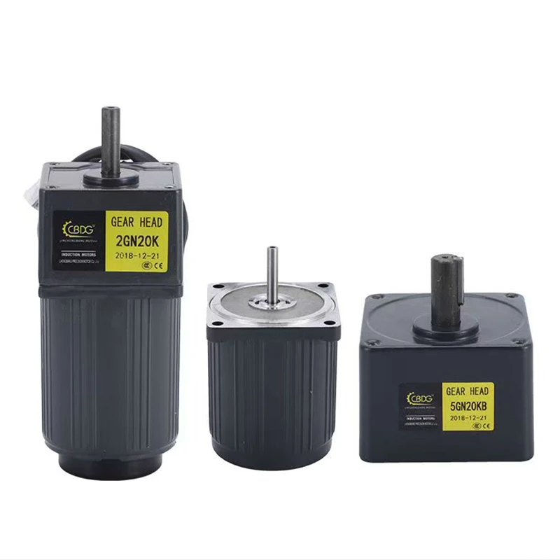 200W Micro AC Motor Kit 380V 220V Gear Motor Speed Forward and Reverse Controller+Single Phase Asynchronous Motor 50/60hz