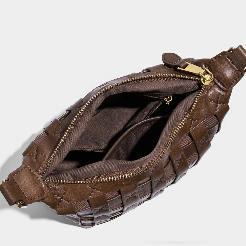 Мини-сумки-бродяги ручной работы для женщин, роскошные дизайнерские сумки-кошельки 2025 года, новинка из искусственной кожи, винтажные с внутренним карманом, верхней ручкой на плечо