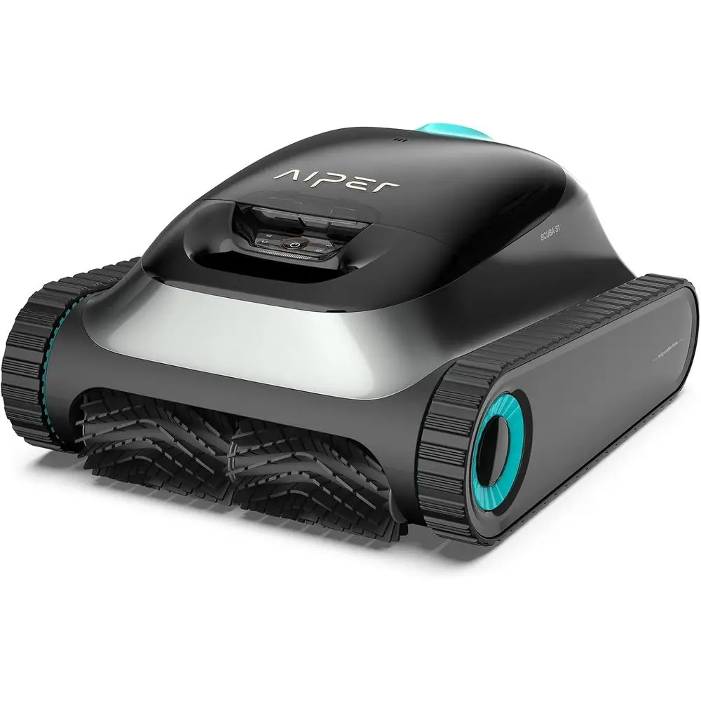 

Pool Vacuum Cleaner with Smart Navigation for Inground and Above Ground Pools, Wall & Waterline Cleaning, 2024 Renewed Model