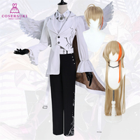 Virtual YouTuber Vtuber Nijisanji VOLTACTION Fura Kanato AngelxDevil Cosplay Costume Headwear Halloween Anime Convention Outfit