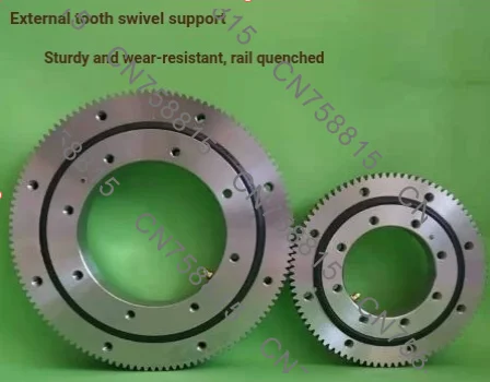 Support Bearing External Gear Ball Slewing Bearing, 011.10.180/150/120 External Engagement Gear Bearing Turntable Rotation