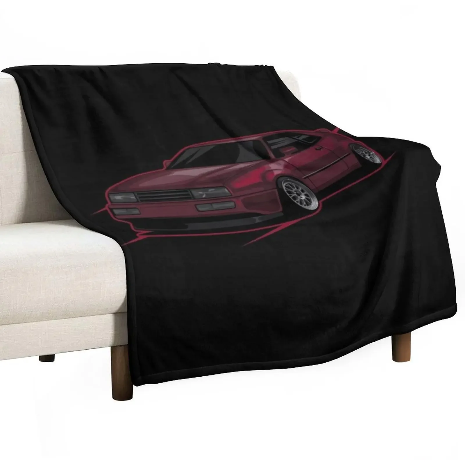 Manta con diseño de Corrado de perlas de Burdeos, manta esencial para dormitorio, sofá, saco de dormir