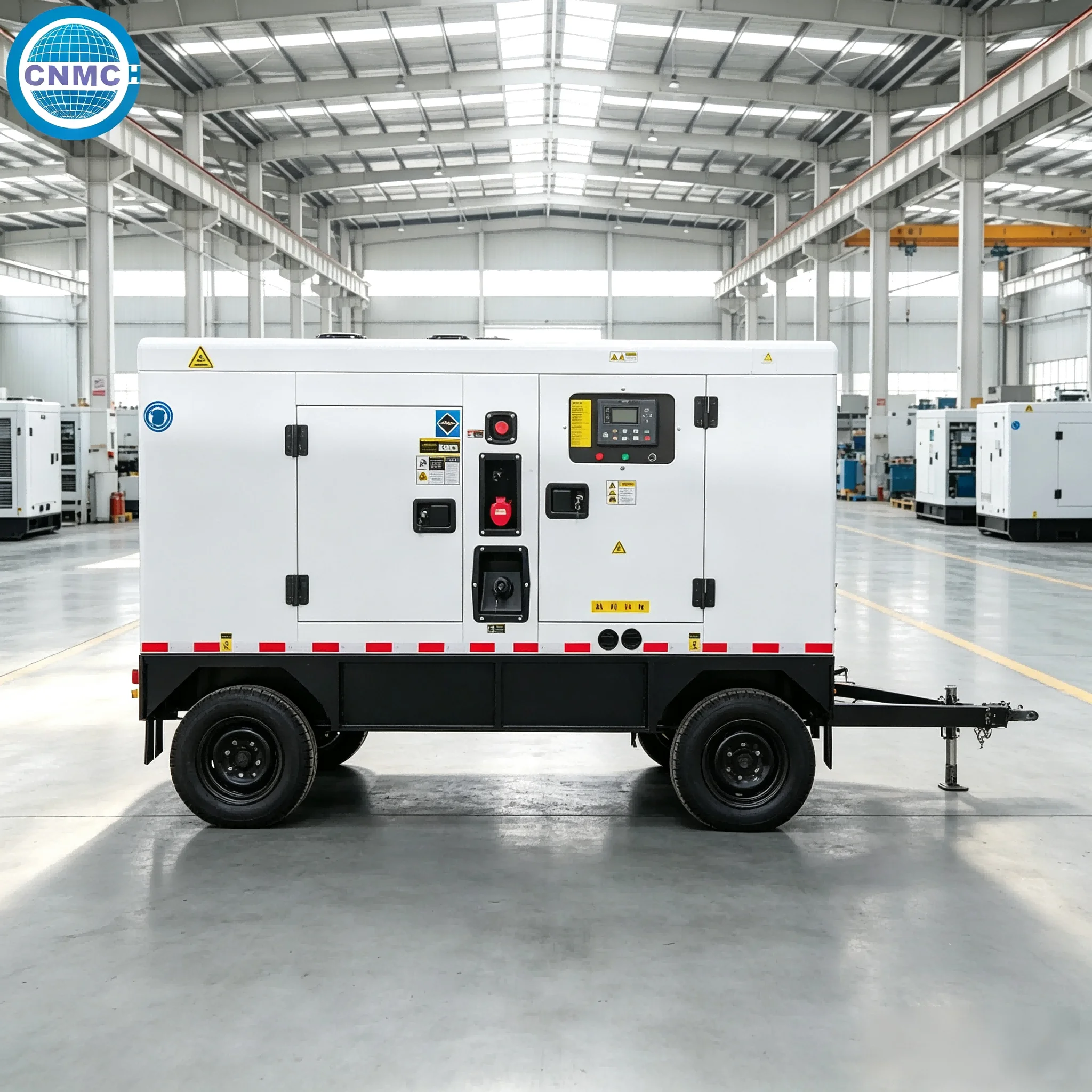 30kw 50kw 80kw 100kw 200kw Trailer Type Diesel Generator Three Phase Cummins Electricity Generator CE Certified Factory Use