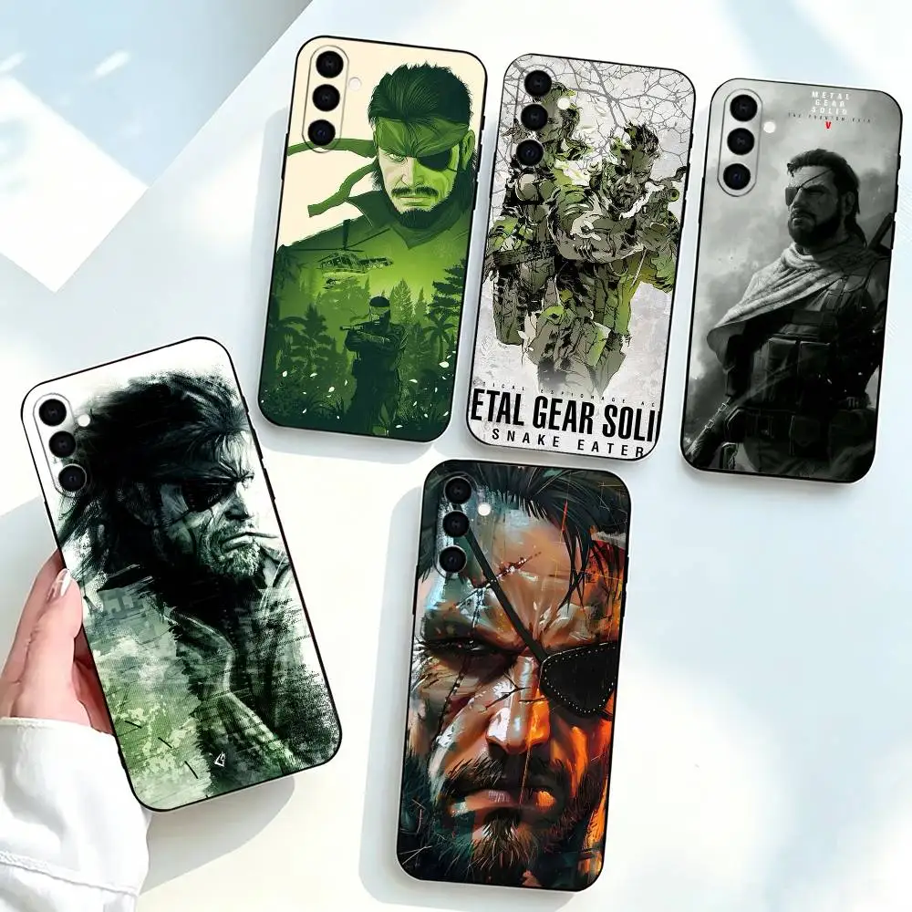 Metal Gear-r Solid-d Phone Case Black Silicone Soft For Samsung Galaxy A73,A72,A71,A70,A53,A52,A51