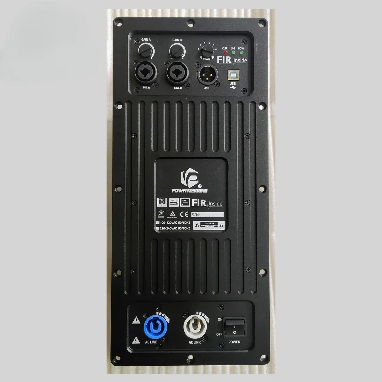 

FIR dsp module amplifier Bi-AMP design board widely application for active line array speaker system