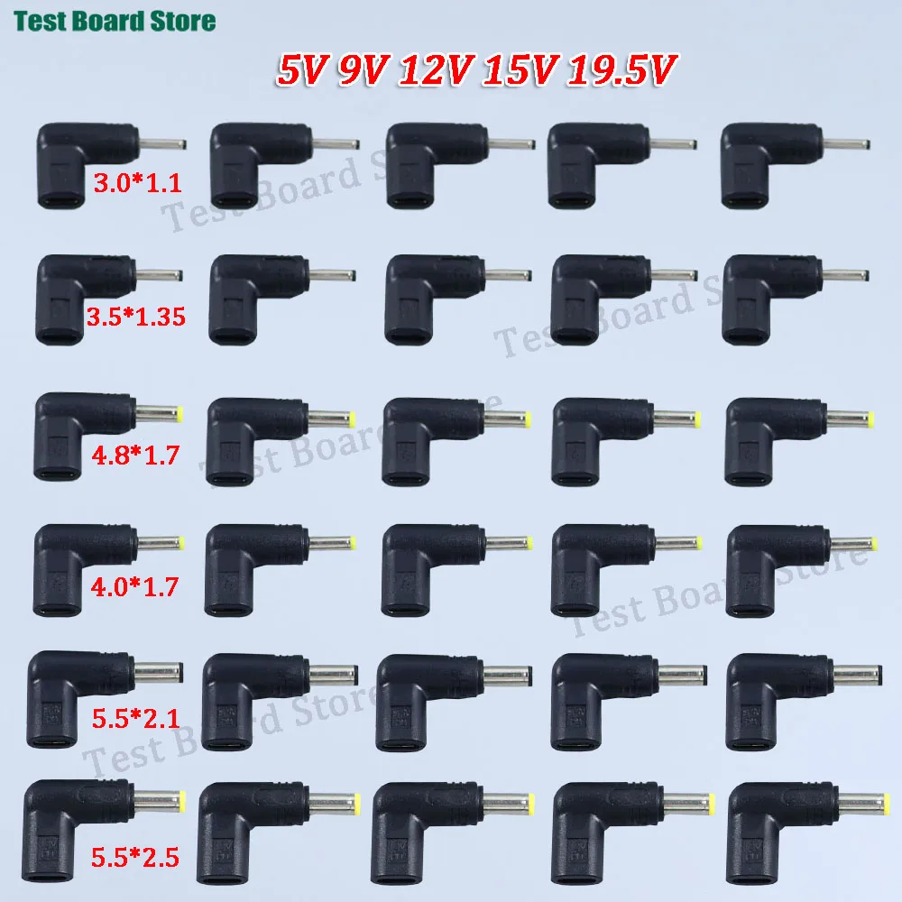 USB C PD to DC Power Connector Universal 5V 9V 12V 15V 19.5V Type C to DC Jack Plug Charging Adapter Converter for Router Tablet