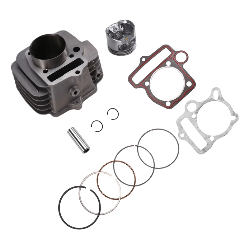 AS57-56MM Piston Cylinder Kit For YINXIANG YX140 140CC Motorcycle Engine–Includes Ring Gasket Set