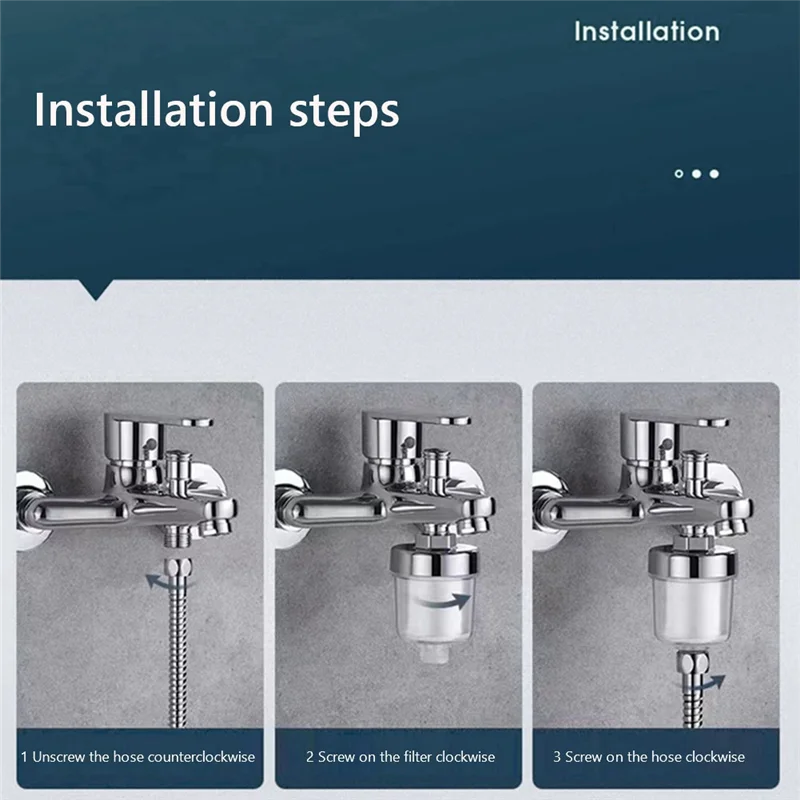 SANQ Water Outlet Purifier Kits Universal Faucet Filter Kitchen Bathroom Shower Household Filter PP Cotton