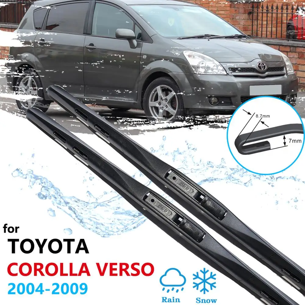 Car Wiper Blade for Toyota Corolla Verso AR10 2004~2009 Front Windscreen Windshield Wipers Car Accessories 2005 2006 2007 2008