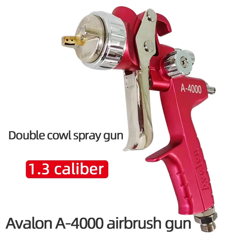 Damoriginal Taiwan Avalon spray gun A4000 double cowl 1.3-caliber Nozzle car paint spray tool spray pneumatic manual repair