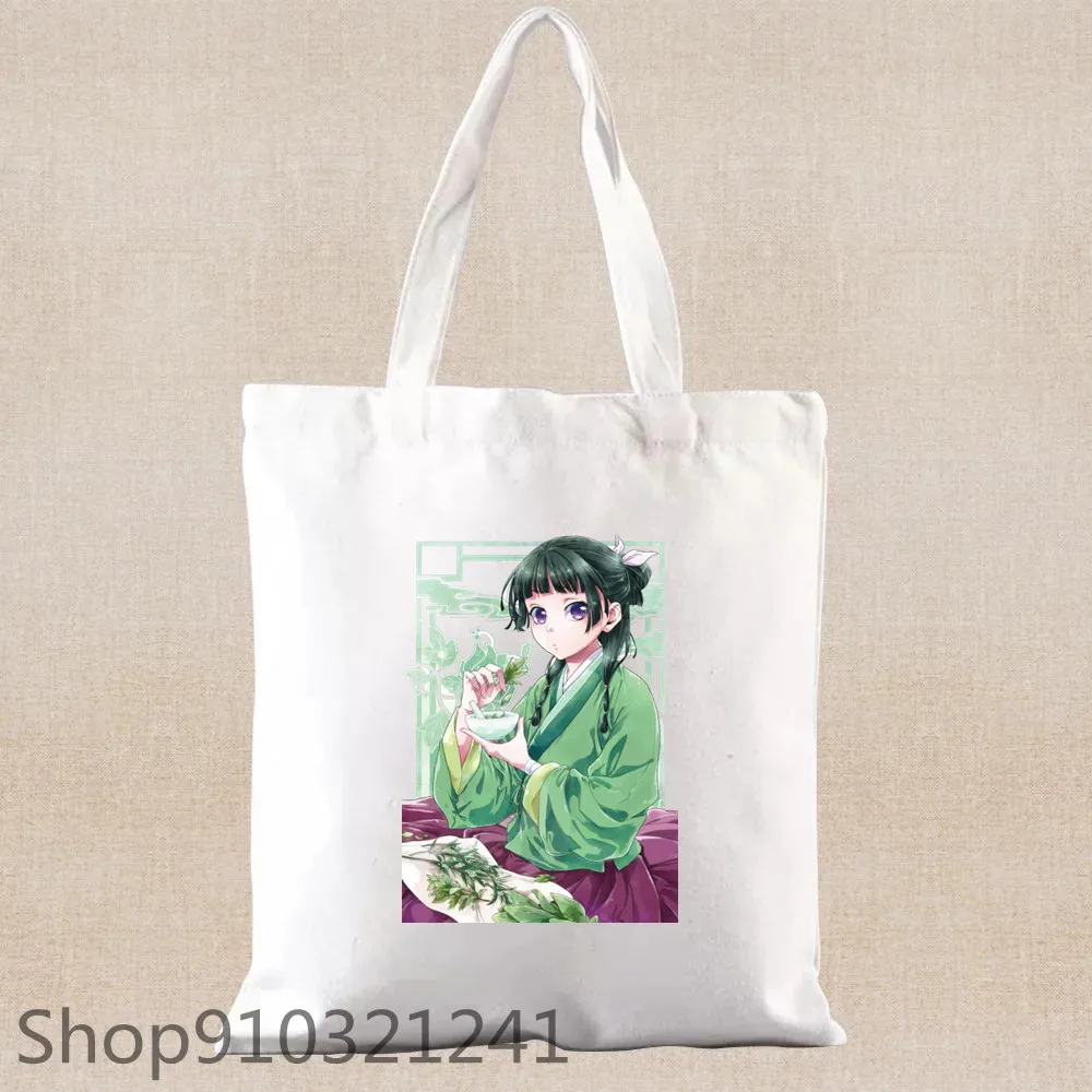 The Apothecary Diaries Shopper Bags Shopping Bag Anime Tote Bag Shoulder Bag Canvas Bags Large Capacity College Handbag