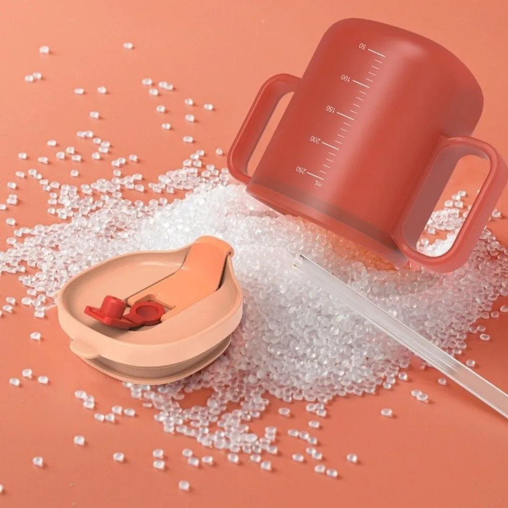 كوب شرب مياه للأطفال مقاوم للانسكاب 3IN1 تعلم شرب كوب حليب للأطفال الصغار تصميم غير قابل للانسكاب كوب امتصاص للرضع #3