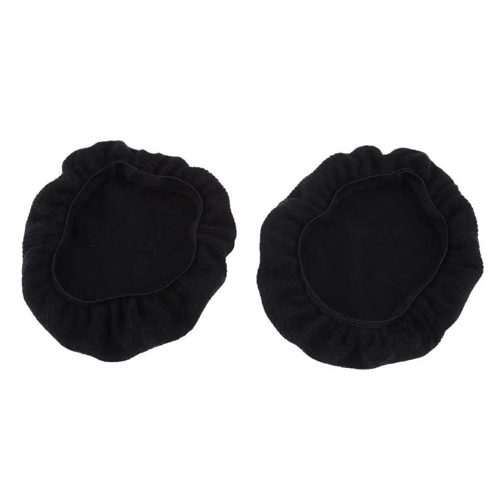 2 Stretchable Fabric Headphone Covers ear pads ~11cm Headphones