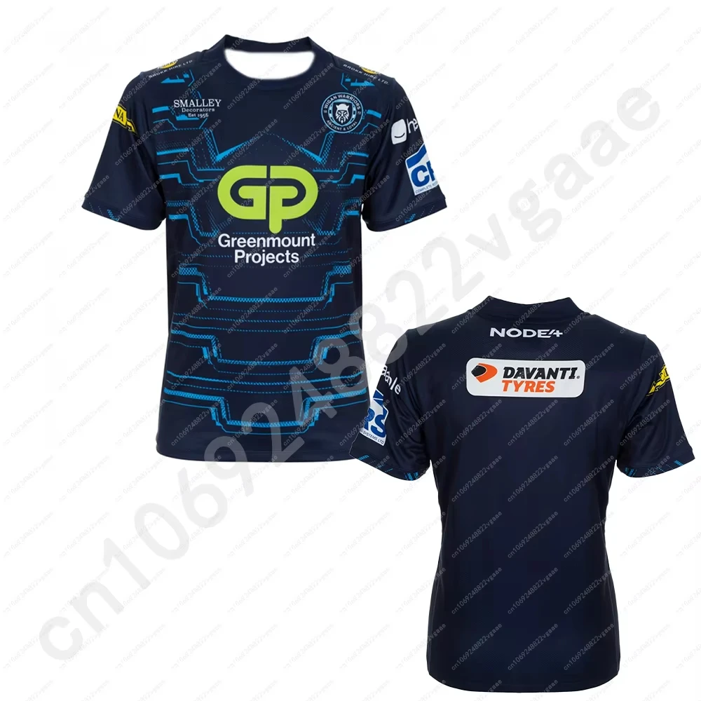 

Мужские домашние майки для регби Wigan Warriors 2025, одежда для игроков, мужские и детские трикотажные изделия для поезда, спортивная одежда, командные майки для взрослых