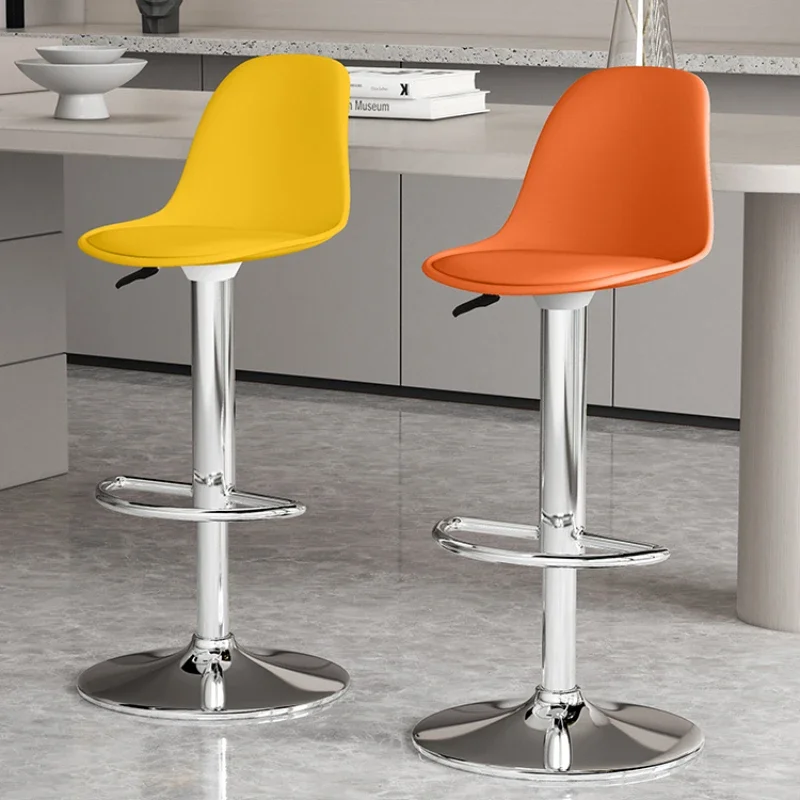 

Design Counter Bar Chair Nordic Rotating Barber Modern Dining Chairs High Coffee Tabourets De Bar Sandalye Furniture