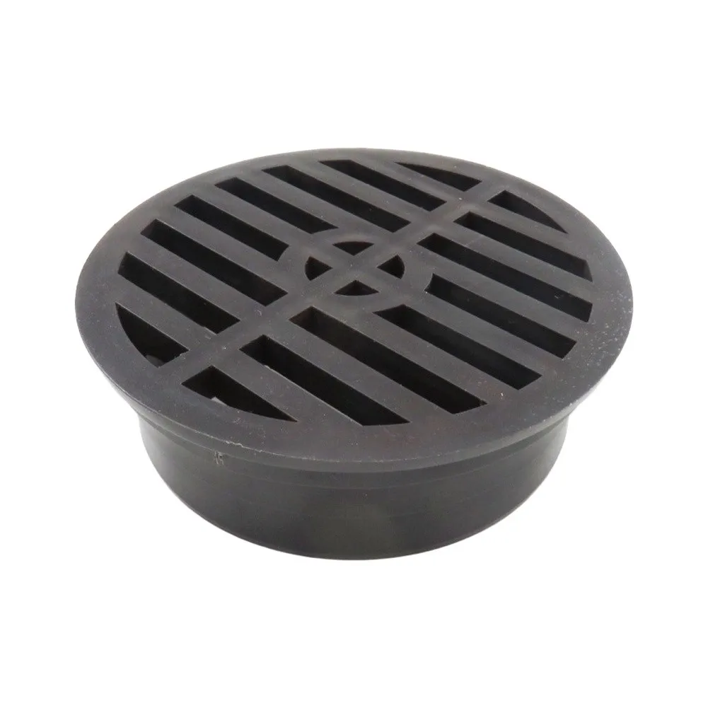 4-Pack 4 Inch Round Drain Cover for Outdoor Drainage Fittings Supporting Runoff Management on For Patios and Lawns