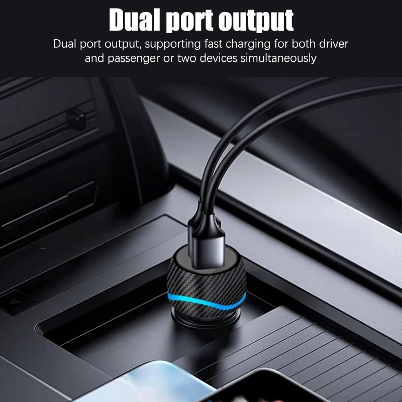 30W Type-C USB Car Phone Charger USB-C PD Fast Charging Truck Vehicles Power Adapter For IPhone For Huawei Xiaomi