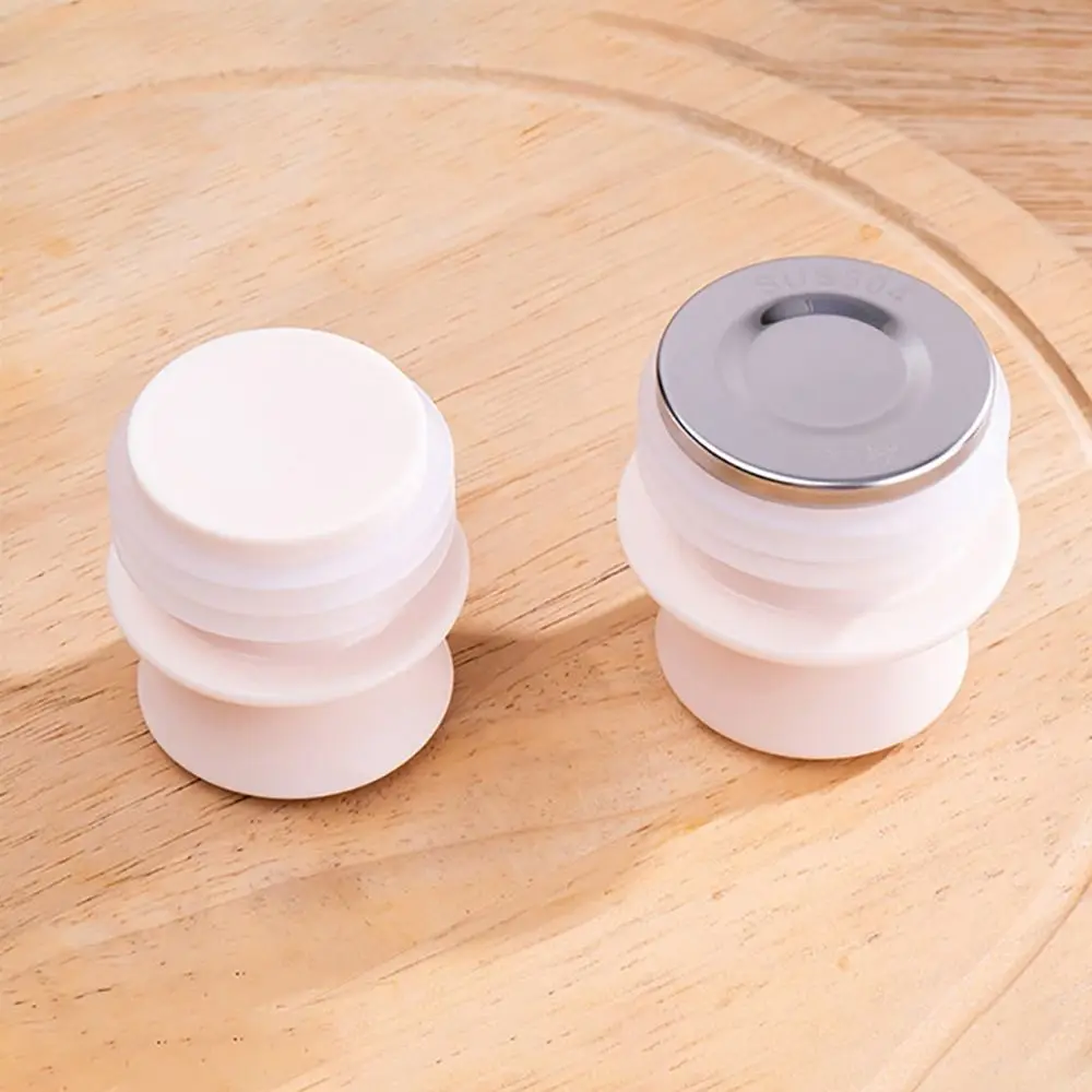 1Pcs Thermos Cup Accessories Thermos Bottle Stopper Replacement Parts Food Grade Kettle Cover Stainless Steel Silicone S/L