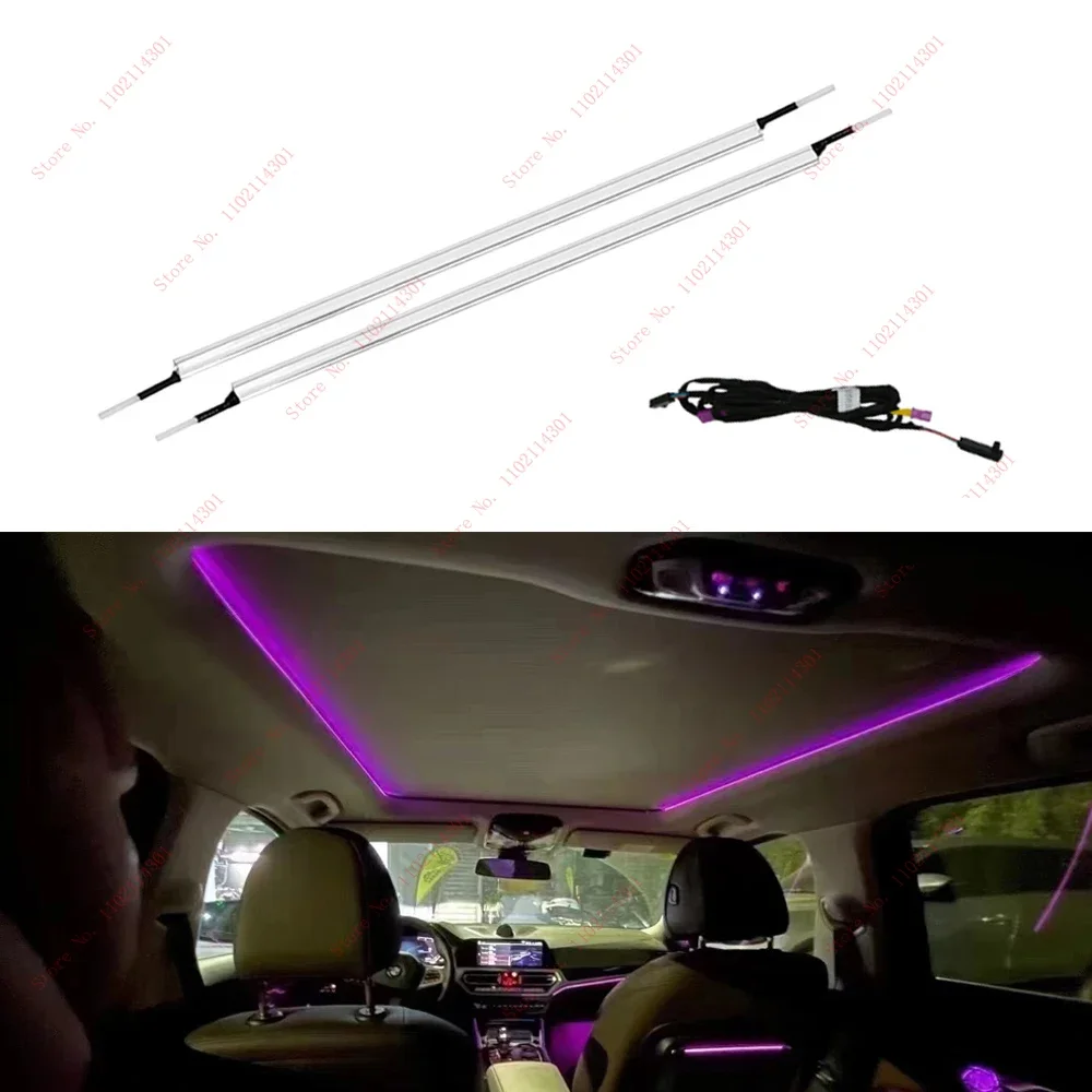 LED Sunroof Light For BMW New 3/4/5 Series G20 G30 G07 F25 X3 X4 M3 11 Colour  CarRoof Panoramic Skylight Ambient Lights Refit