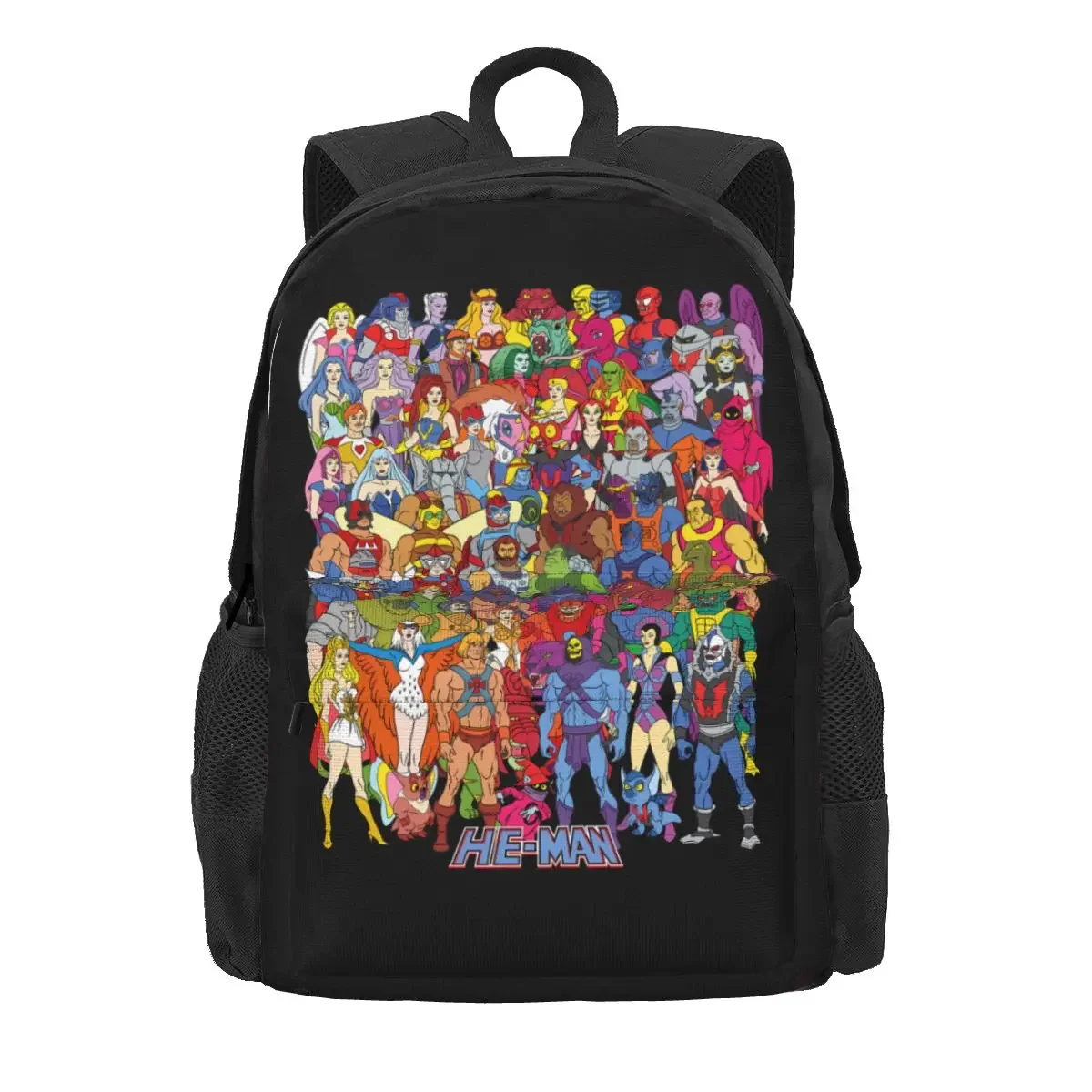 Masters Of The Universe Motu Vintage Tv Geek 80S Skeletor He Man Large Capacity Backpack Gym School Sport Bag