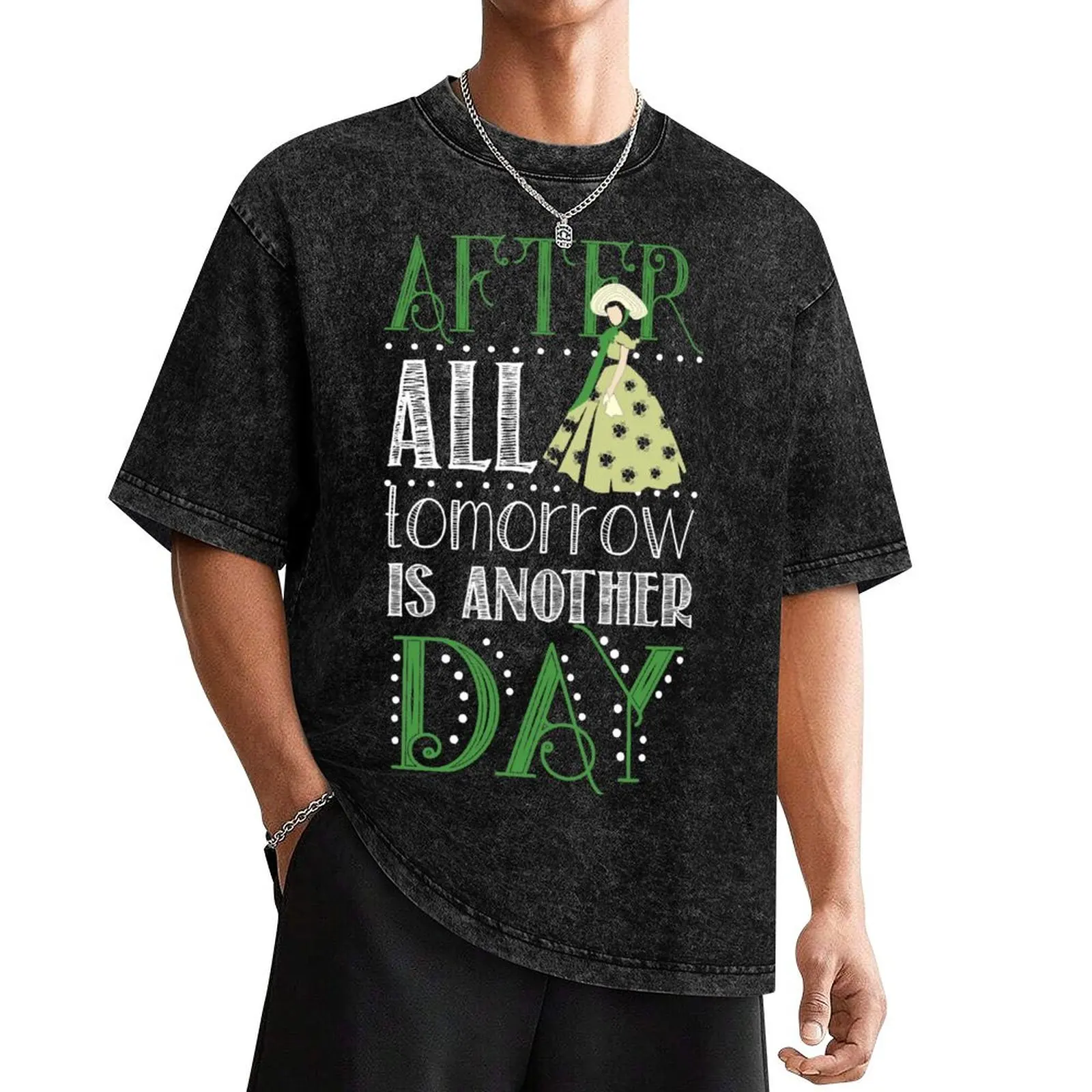 After All Tomorrow is Another Day T-Shirt Aesthetic clothing shirts graphic tee Blouse oversized mens t shirts casual stylish