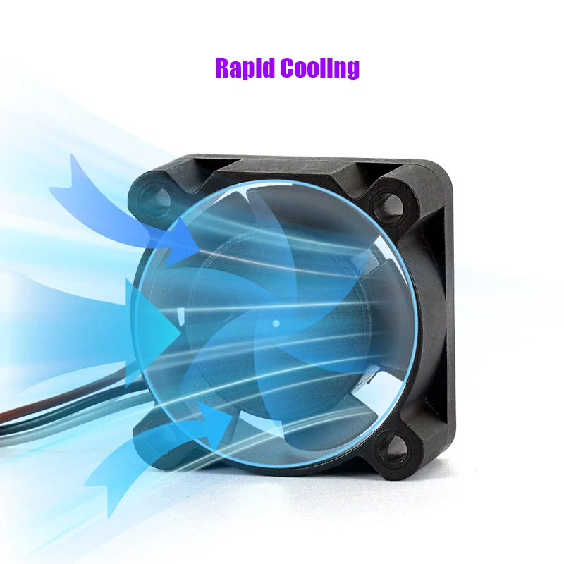 For Bambu Lab X1C/P1P Hotend Cooling Fan with Dual Ball Bearings PWM Speed Control | 3D Printer Parts Upgrade & Maintenance Kit