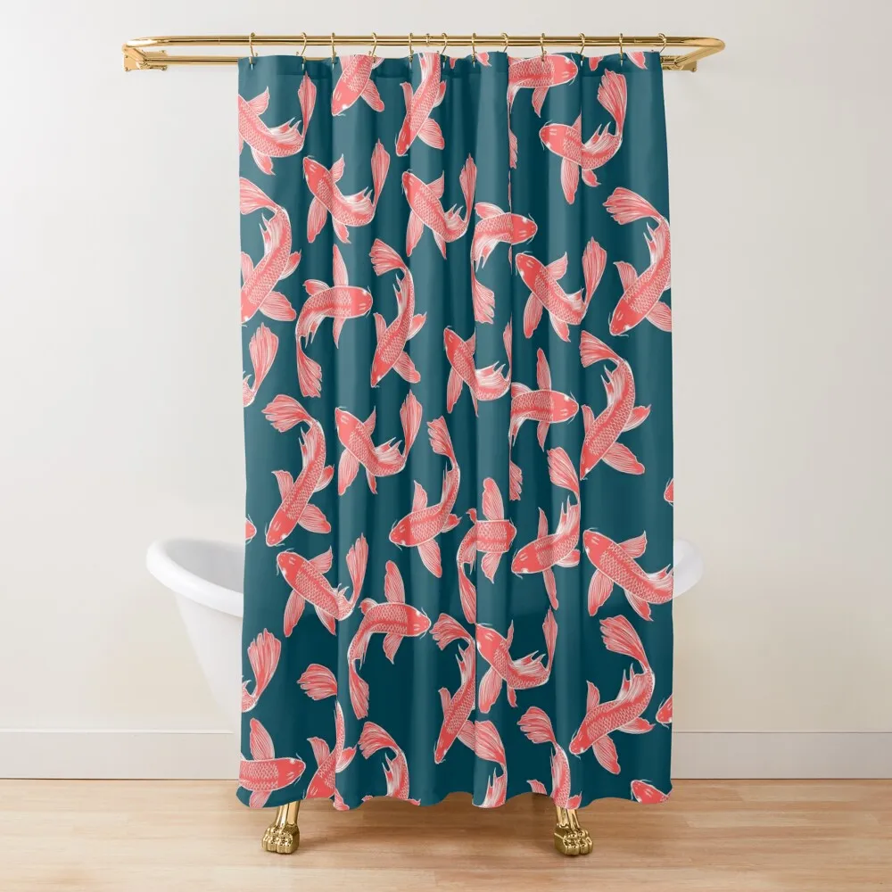 

Cute koi fish Shower Curtain Cute Shower Bathroom Fabric For Bathroom Bathroom Deco Curtain