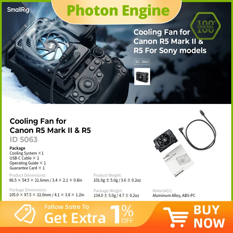 Smallrig Cooling Fa…