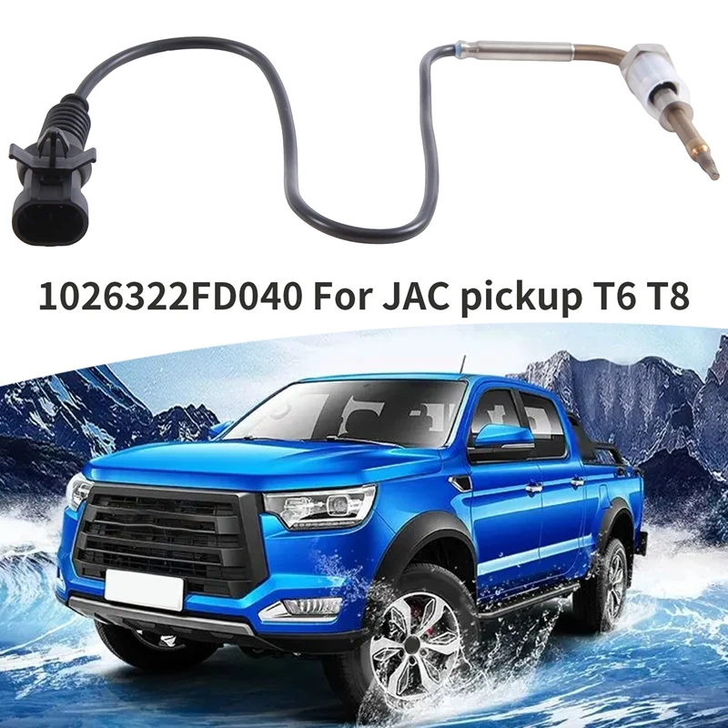 Sensor De Temperatura De Escape Do Carro, Peças De Reposição, JAC Pickup T6 T8, 1026322FD040, 1 Pc