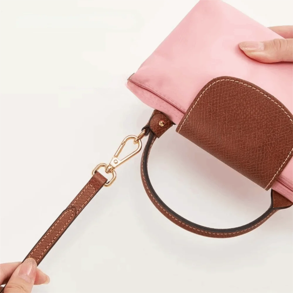 

Genuine Leather Bag Replacement Shoulder Strap Wear-resistant Handmade Crossbody Bag Strap Damage Free No Punching Handbag Belt