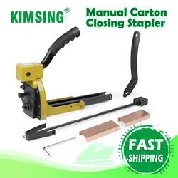 Manual Carton Closing Stapler15-18MM Sealing Machine for Box or Cartons with 2 Staples Closing Stapler  Carton Box Tool Packing