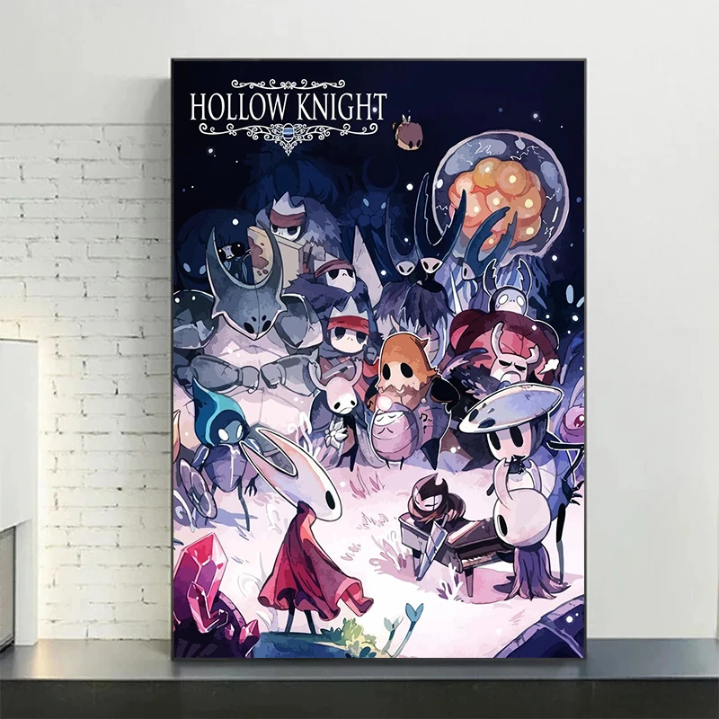 Hot Popular Video Game Hollow Knight Posters and Prints Canvas Printing Modern Wall Art Picture for Living Room Home Decoration