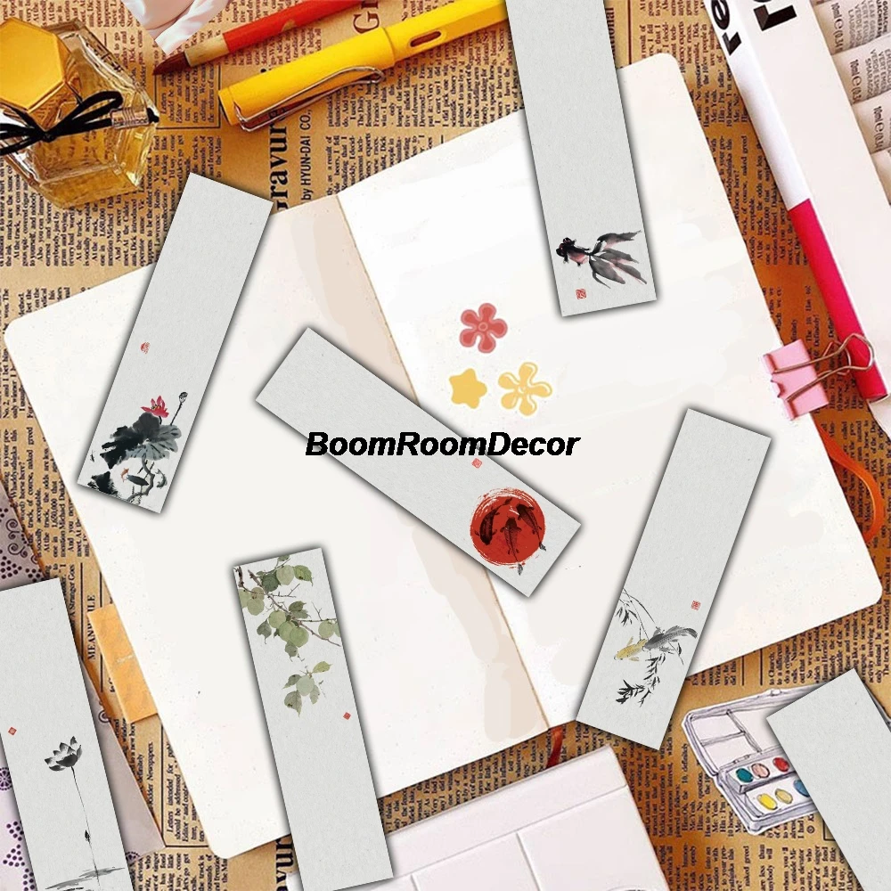 

30PCS Coffee Series Bookmark Reading Books Minimalist Living Room Supplies Fashion Decorative Aesthetic Creative Bookmark
