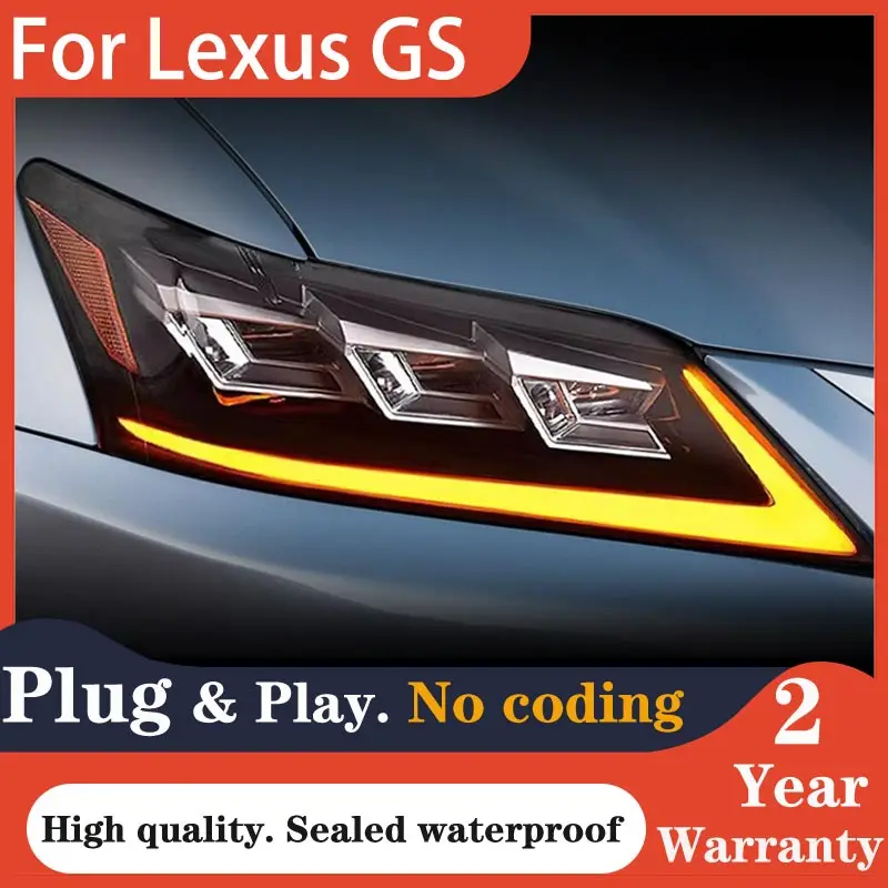 

Car LED Lights for Lexus GS LED Headlight 2012-2015 GS250 GS350 Head Lamp Drl Projector Lens Automotive Accessories