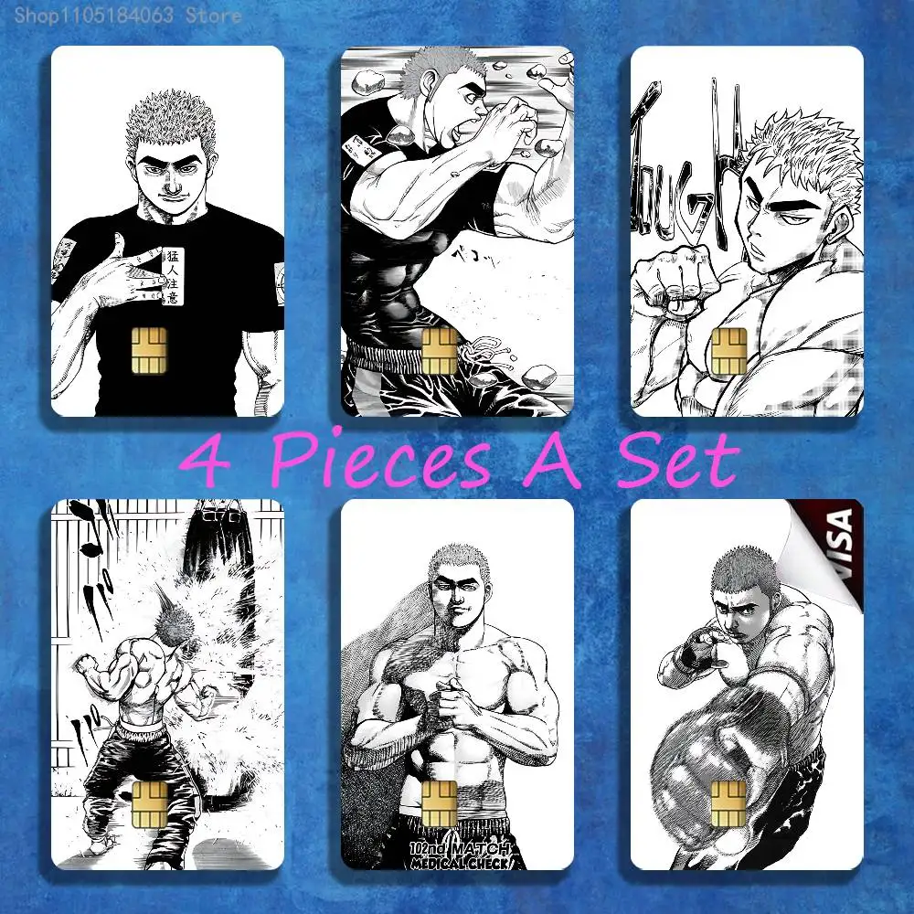 

K-Kiichi M-Miyazawa Anime T-Tough Stickers Credit Visa Debit Bank Charge Card Bus Metro Waterproof Sticker Decal Decoration