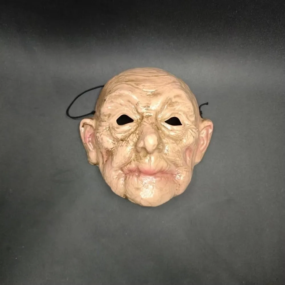 Full Face Coverage Old Woman Mask Old Woman Appearance Scary Style Elderly Woman Mask Halloween Party Scary Masks