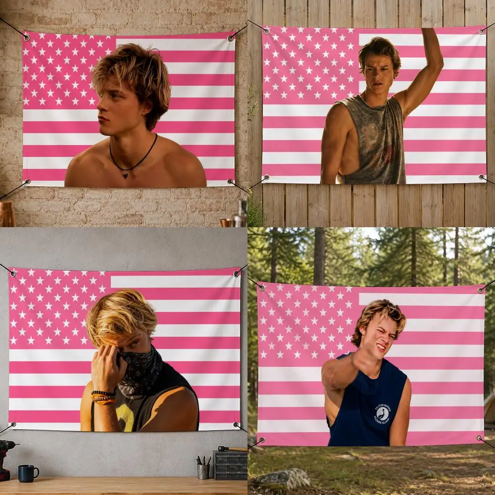 Series Television Iconic Famous Global TV O-Outer Banks Flags Flag Banner for Bedroom Dorm Party Home Living Room Game Room Gift